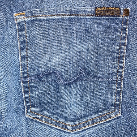 7 For All Mankind Standard Released Hem Jeans - Picture 4 of 9